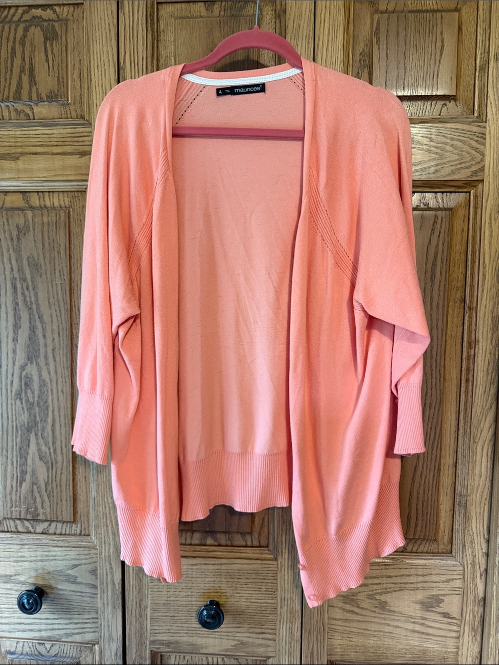 Maurices Coral Knit Open-Front Cardigan